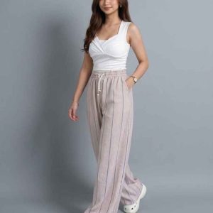 Celana Panjang Wanita Motif Salur
